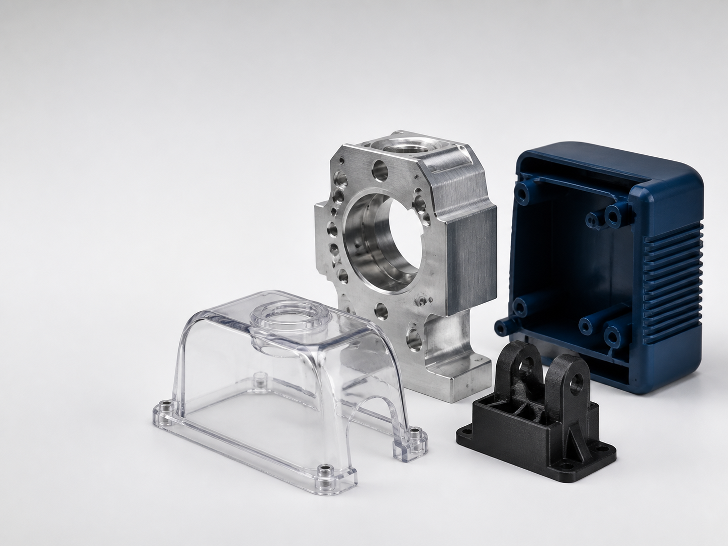 Custom CNC machined, molded, formed and 3D printed parts