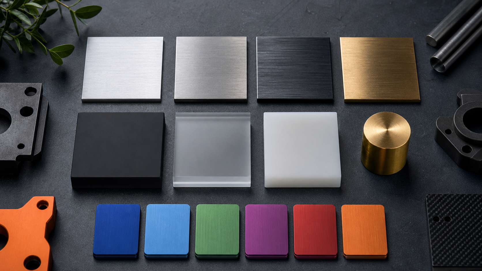 Metal and engineering plastic materials